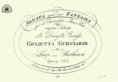 Beethoven piano sonata op. 27 no. 2 (Moonlight Sonata) - Paperbound
