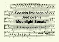 Beethoven piano sonata op. 27 no. 2 (Moonlight Sonata) | PDF Download
