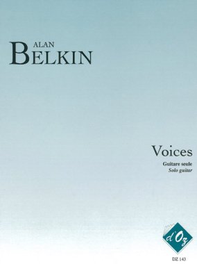 Belkin | Voices Sheet Music for solo guitar