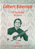 Biberian | 24 Preludes Book 1 Preludes 1-12 for solo guitar