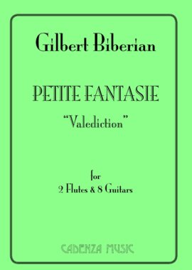 Biberian | Petite Fantasie Valediction for 2 flutes & 8 guitars