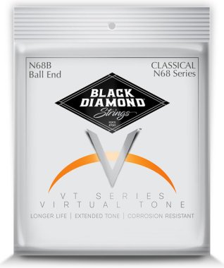 Black Diamond Ball End Classical Guitar Strings N68BM, Full Set