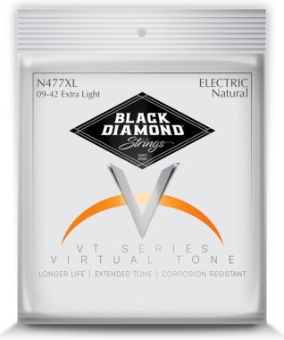 Black Diamond N477XL Nickel Wound Electric Guitar Extra Light 9-42