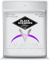 Black Diamond N477XLB Black Coated Electric Guitar Extra Light 9-42