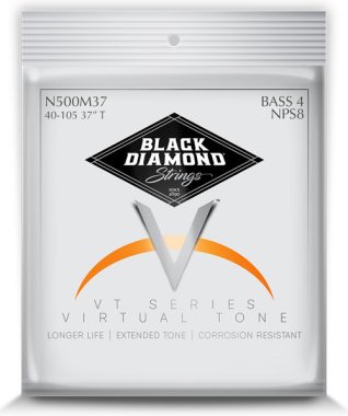 Black Diamond N500M-37 Nickel Wound Electric Bass Set 45-105