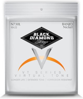 Black Diamond N730L 5-String Banjo Nickel Wound Light Gauge 10-22