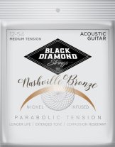 Black Diamond Nashville Bronze Acoustic Guitar Strings N600NV 12-54