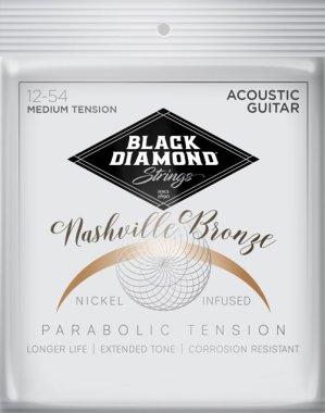 Black Diamond Nashville Bronze Acoustic Guitar Strings N600NV 12-54