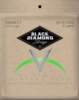 Black Diamond Phos Bronze Acoustic Guitar Strings N600LCT Light 12-53