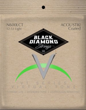Black Diamond Phos Bronze Acoustic Guitar Strings N600LCT Light 12-53