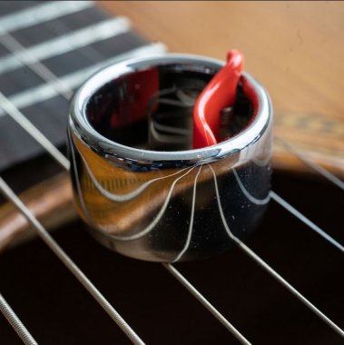 Black Mountain Freedom Slide, Spring-loaded guitar slide ring, XL