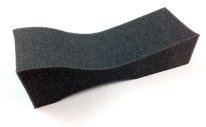 Black Sponge Shoulder Rest, 4/4