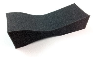 Black Sponge Shoulder Rest, 4/4