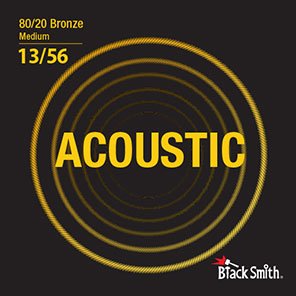 BlackSmith Strings Acoustic 80/20 Bronze, Medium, 13-56