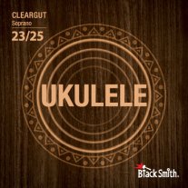 BlackSmith Strings CG-25S Ukulele Cleargut, Soprano, 23-25