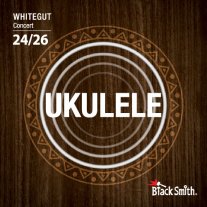 BlackSmith Strings WG-26C Ukulele Whitegut, Concert, 24-26