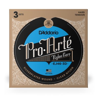 Blemished Sale Item | D'Addario EJ46-3D Pro Arte Hard Tension, Three Full Sets
