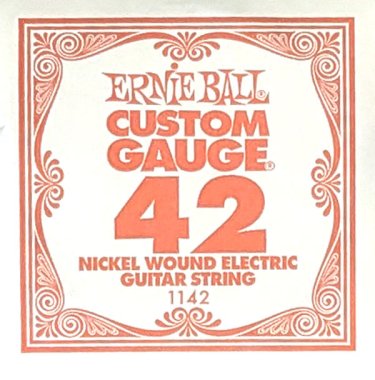 Blemished Sale Item | Ernie Ball 1142 Nickel Wound Electric Guitar .042 Single String