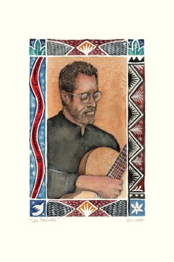 Blemished Sale Item | Leo Brouwer Poster by noted illustrator Glenn Wolff