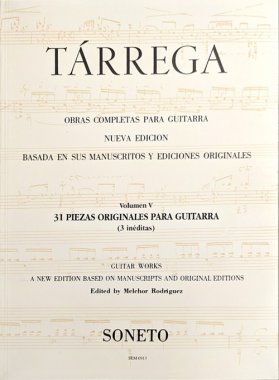 Blemished Sale Item | Tarrega | Complete Guitar Works, Vol. 5