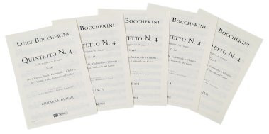 Boccherini | Quintet No. 4 in D G448 (parts) for guitar & str quartet