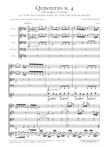 Boccherini | Quintet No. 4 in D G448 (score) for guitar & str quartet
