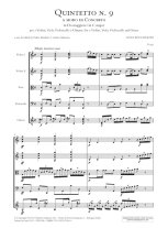 Boccherini | Quintet No. 9 in C G453 (score) for guitar & str quartet
