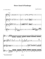 Bocherrini | Grave Assai & Fandango for 4 guitars (score)