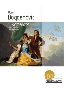 Bogdanovic | 5 Romances - for guitar and accordion