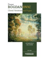 Bogdanovic | Choral Variations and Fugue for solo guitar