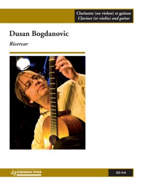 Bogdanovic | Ricercar for clarinet (or violin) and guitar