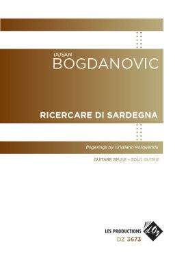 Bogdanovic | Ricercare di Sardegna for solo guitar
