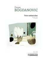 Bogdanovic | Trois melancolies for solo guitar