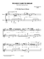 Bogdanovic | We Only Came to Dream for guitar and soprano