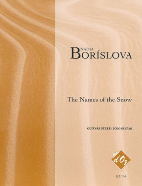 Borislova | The Names Of The Snow for solo guitar