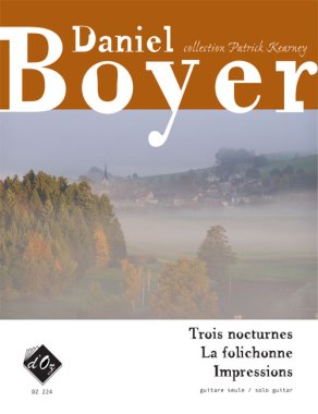 Boyer | Trois Nocturnes, La Foli. Impr. for solo guitar