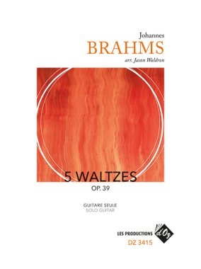 Brahms | 5 Waltzes Op. 39 arr. Waldron for solo guitar