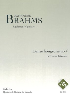 Brahms | Danse Hongroise No 4 for 4 guitars