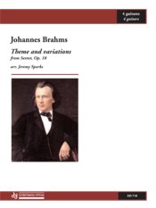 Brahms | Theme And Variations, Opus 18 for 4 guitars