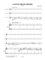 Braid | A Fugue for My Friends, Op. 61 for guitar and voice