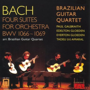 Brazilian Guitar Quartet | Bach, Four Suites for Orchestra CD