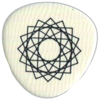 Breezy Ridge 9th Dimension Iveroid Pick, .75mm Medium Black, One Pick