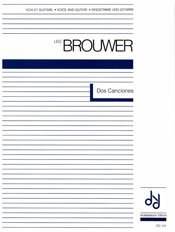 Brouwer | Dos Canciones for guitar and vocals