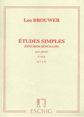 Brouwer | Etudes Simples (Estudios Sencillos) Vol. 1 for solo guitar