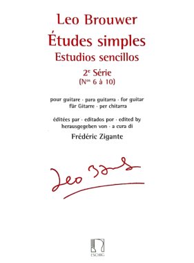 Brouwer | Etudes Simples (Estudios Sencillos) Vol. 2 for solo guitar
