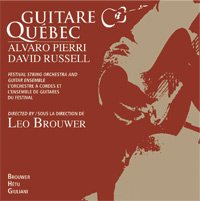 Brouwer / Pierri / Russell / String Orchestra | Guitare Quebec CD