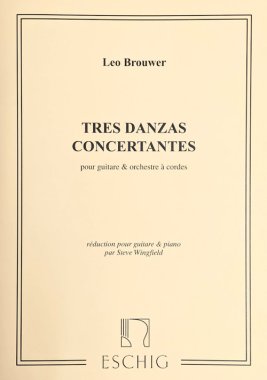 Brouwer | Tres Danzas Concertantes for guitar and piano