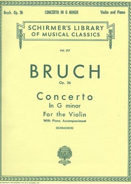 Bruch | Concerto in G Minor, Op. 26 violin and pno rdn