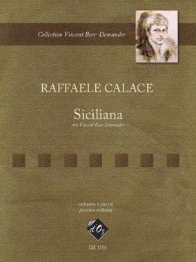 Calace | Siciliana, Opus 78 for plectrum orchestra