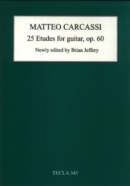 Carcassi | 25 Etudes for guitar, Op. 60 for solo guitar - Cloth (345)